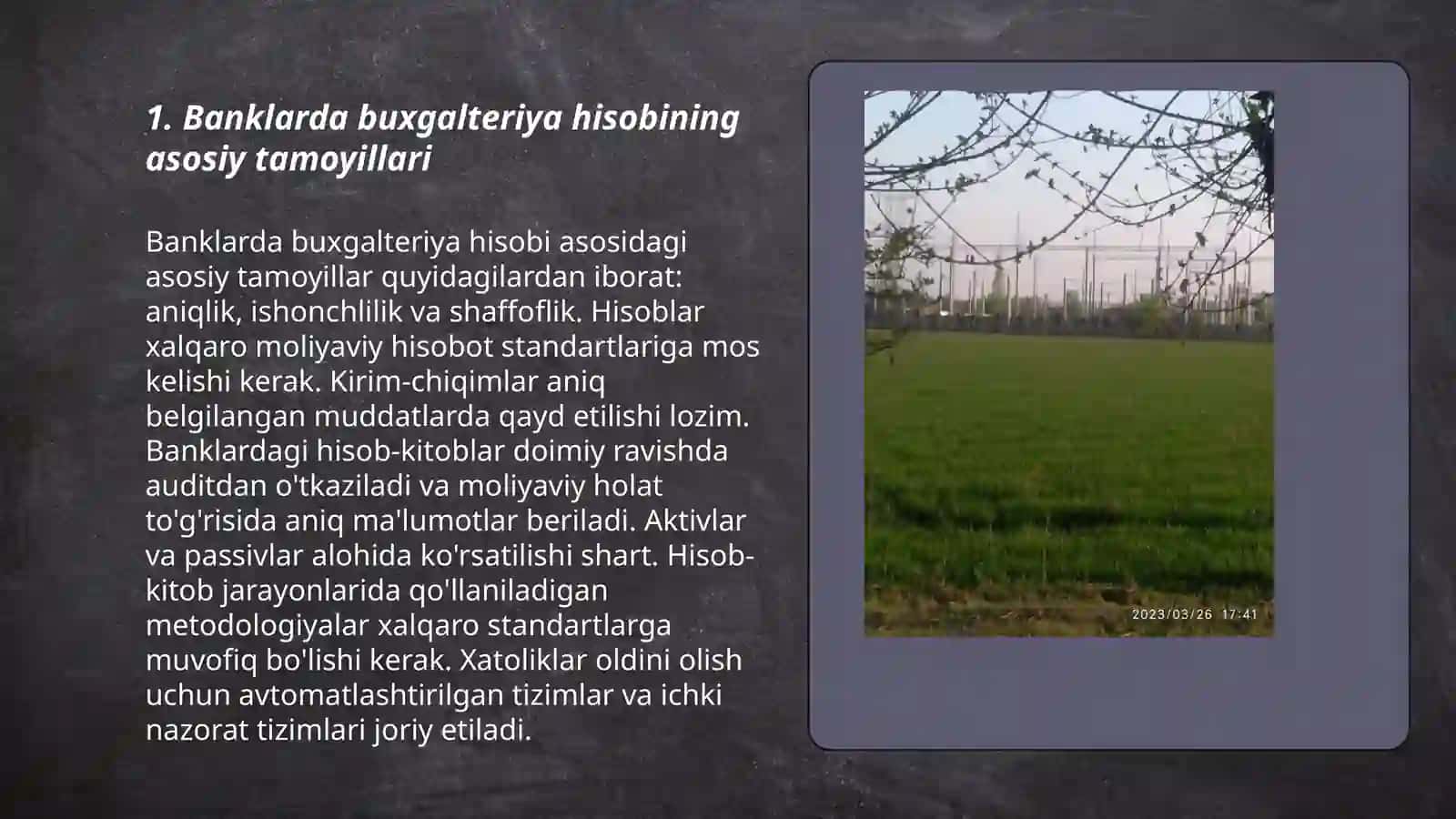 Banklarda buxgalteriya hisobini yuritish 3