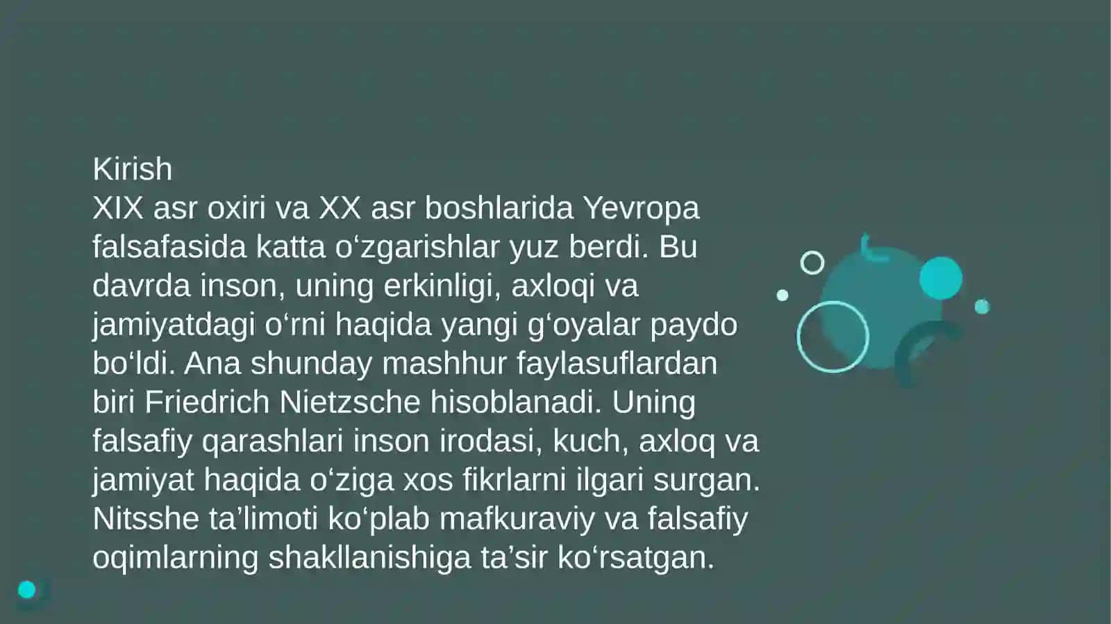 F. Nitsshe ta’limotining mafkuraviy funksiyasi 3
