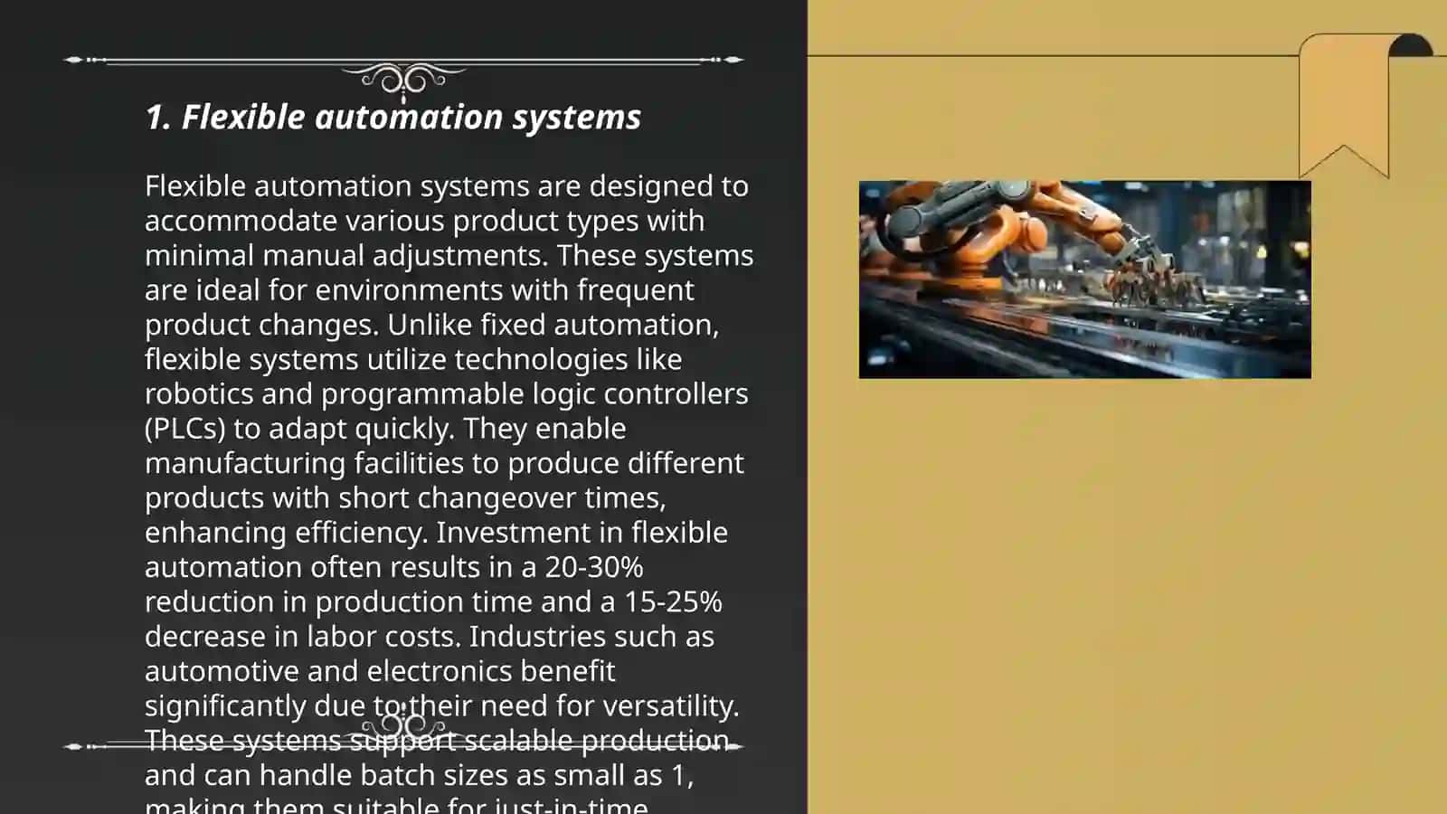 Flexible automation systems 3