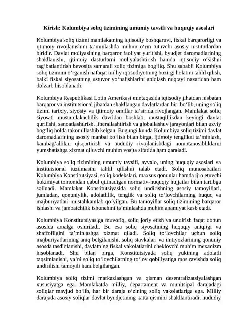 Kolumbiya soliq tizimi 3