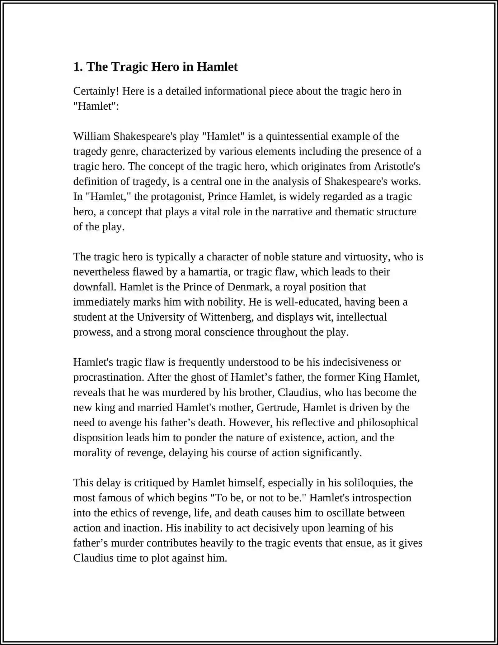 HAMLET 3