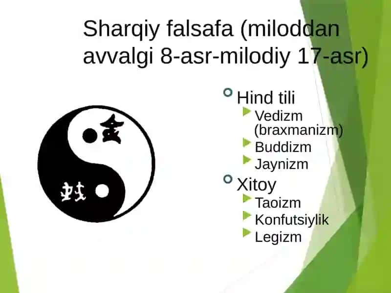 Falsafiy tafakkur taraqqiyot bosqichlari: Sharq va G'arb falsafasi 3