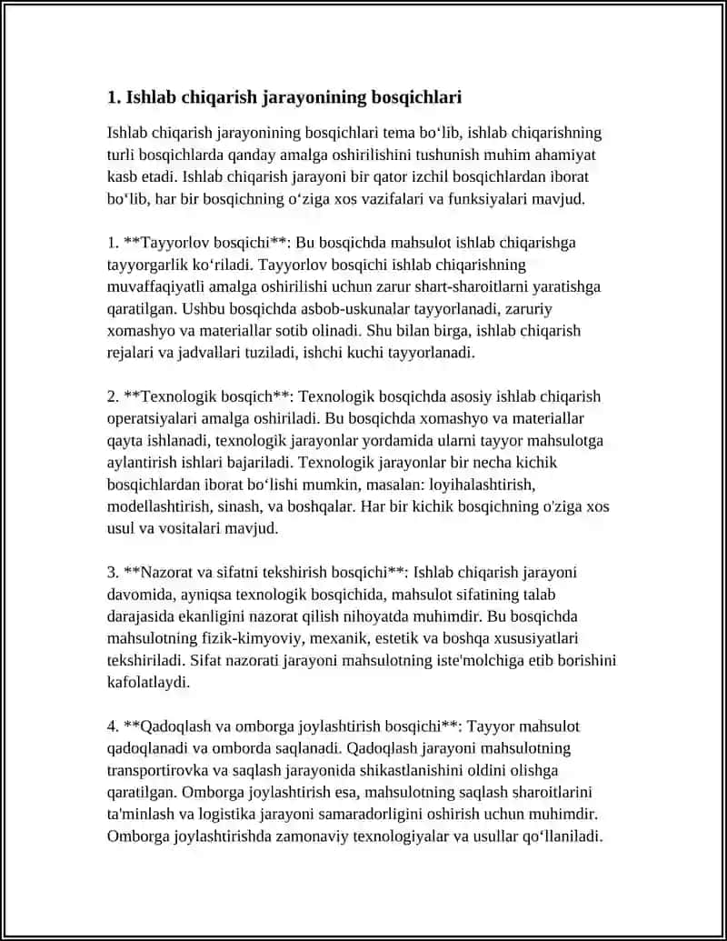 ISHLAB CHIQARISH JARAYONI VA UNING NATIJALARI 3