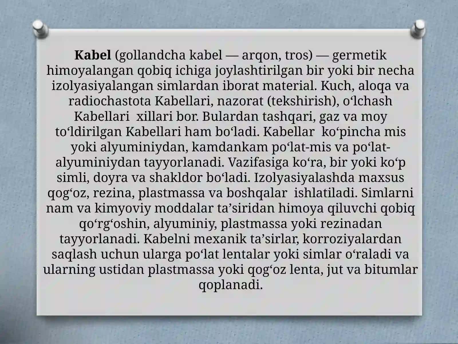Kabellar 3