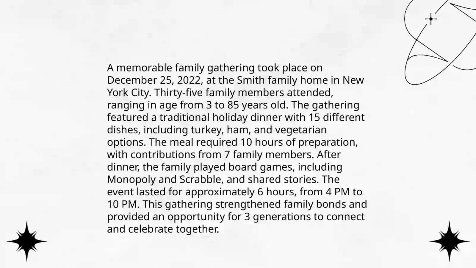 A memorable family gathering 3