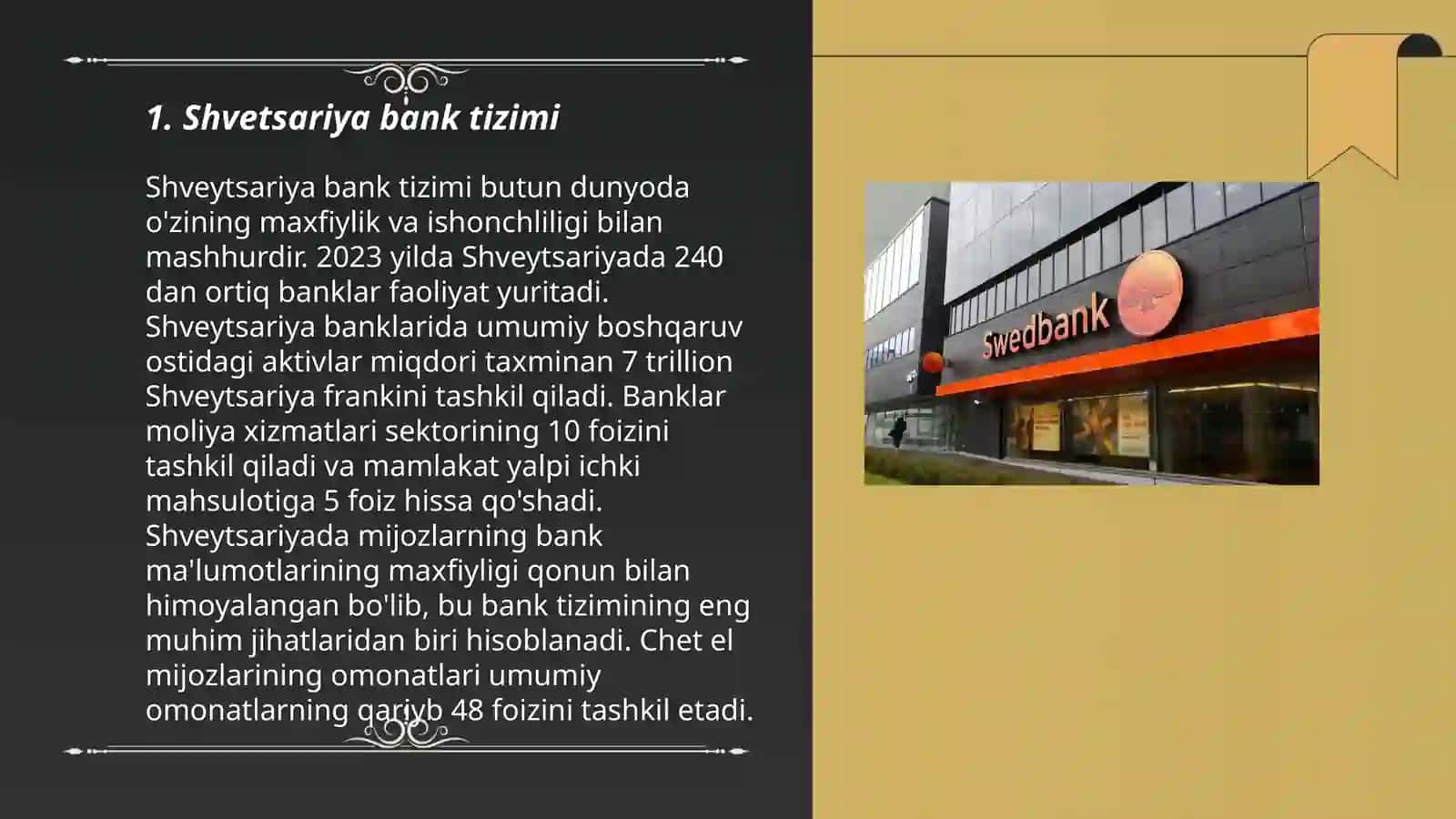 Shvetsaliya banklari 3