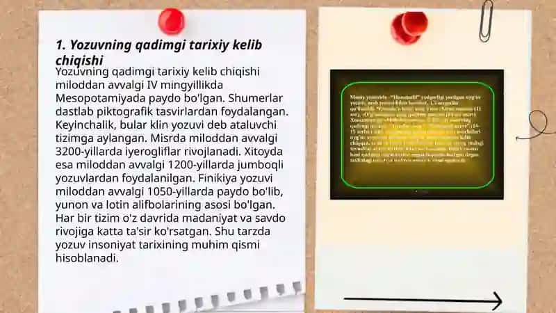 Yozuvning Tarixi 3