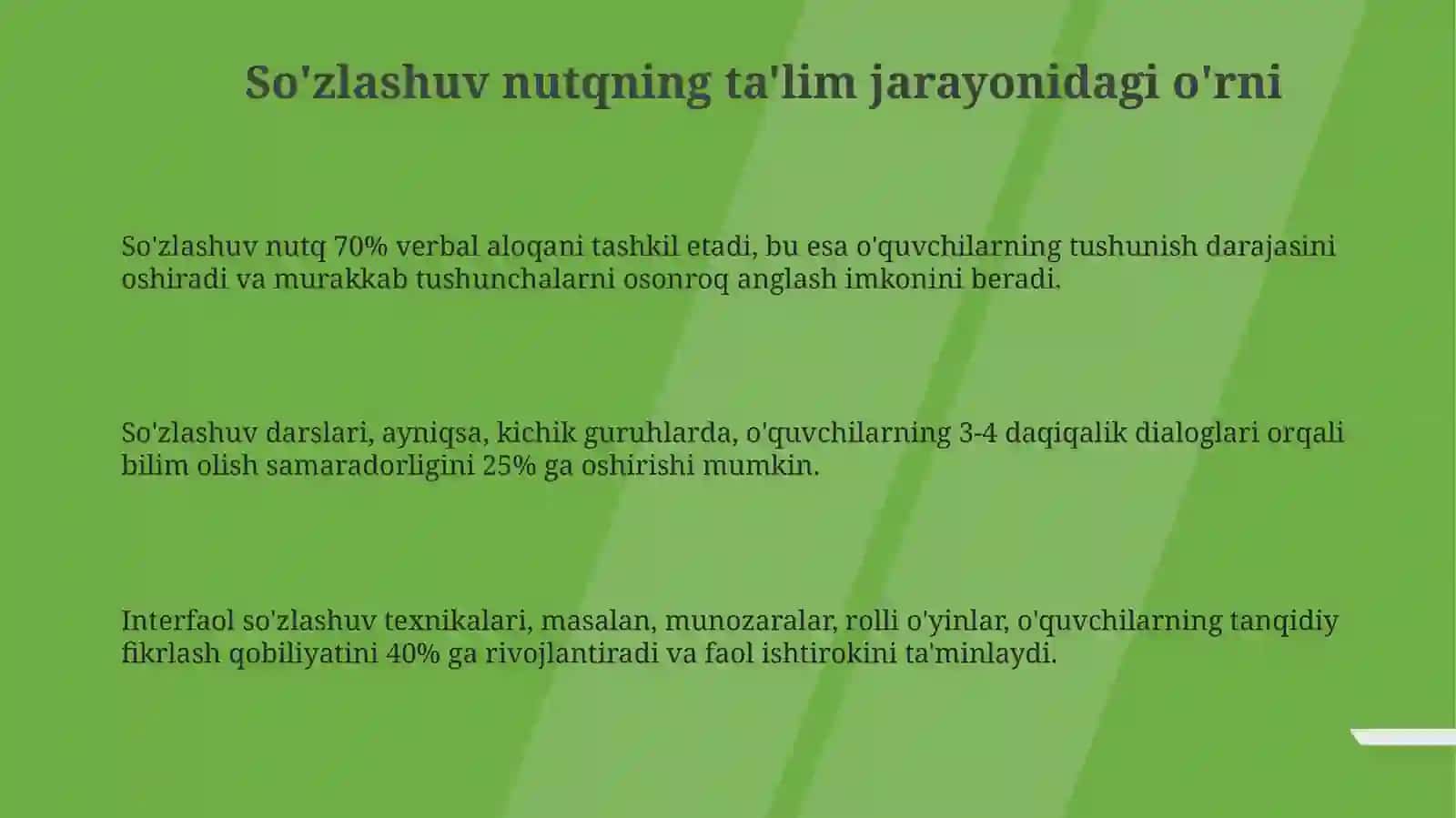 Yozma nutqning darsjaroyonidagiurni 3