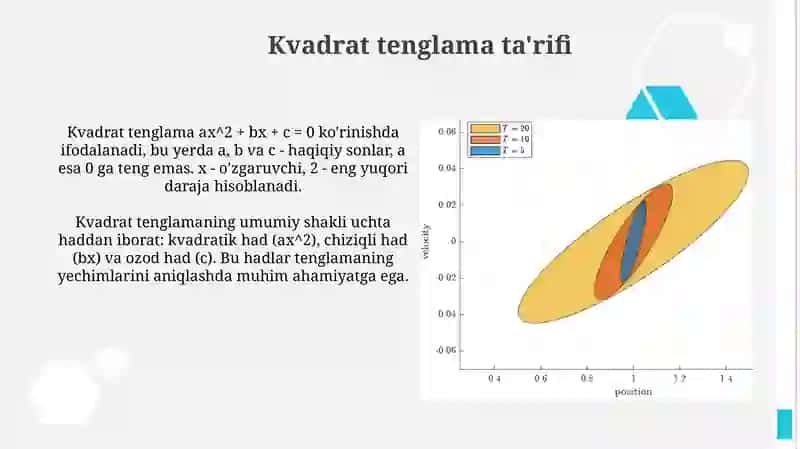 Parametrli kvadrat tenglamalar 3