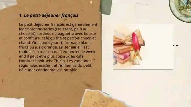 Les repas français 3