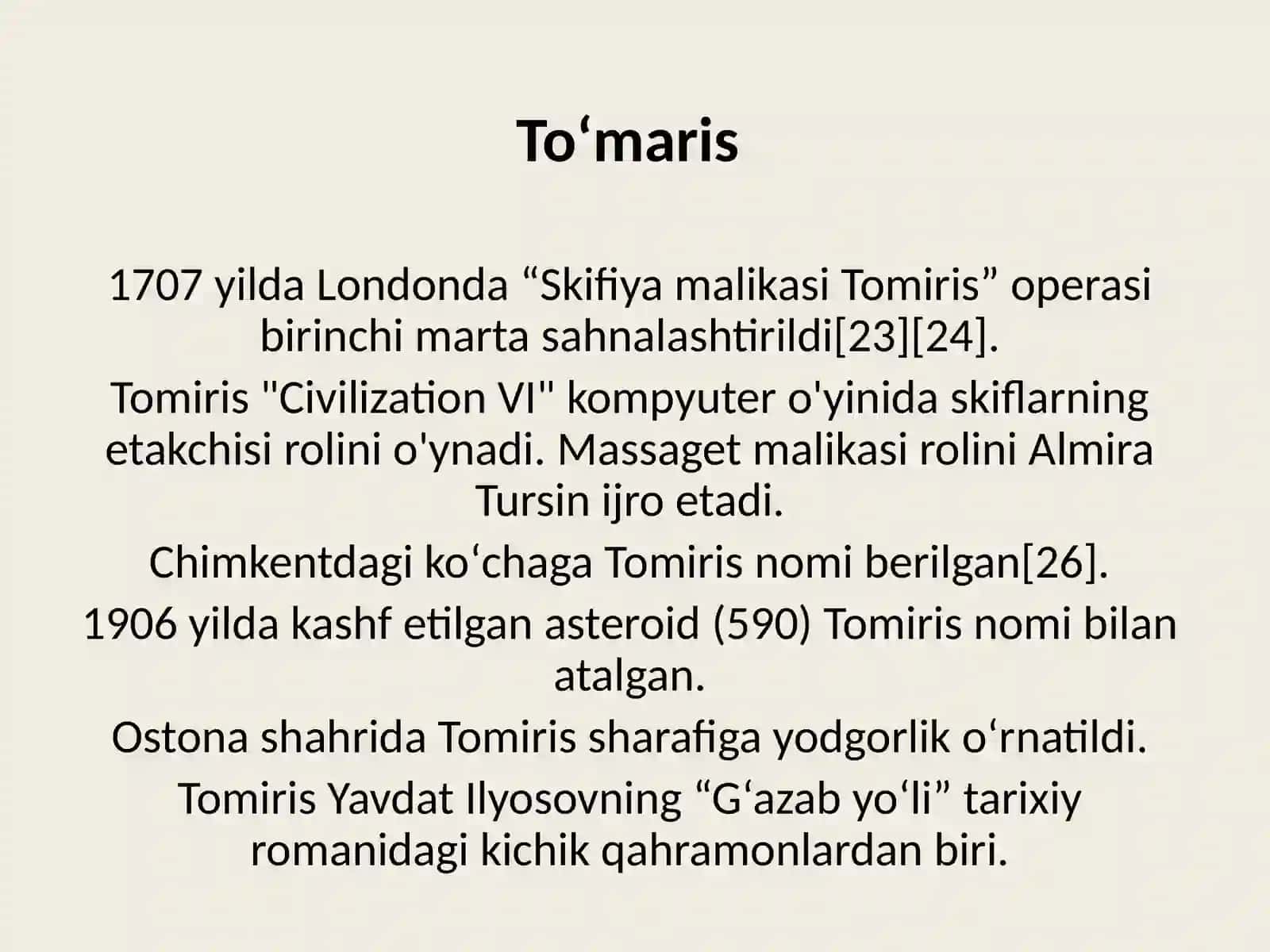 Toʻmaris 3