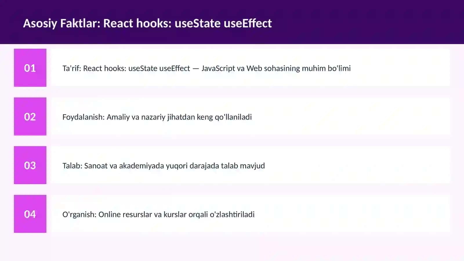 React hooks: useState useEffect 3