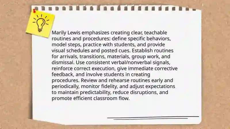 Marily Lewis Classroom management 4