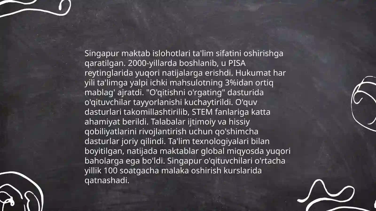 Singapur ta'lim tizimi 4