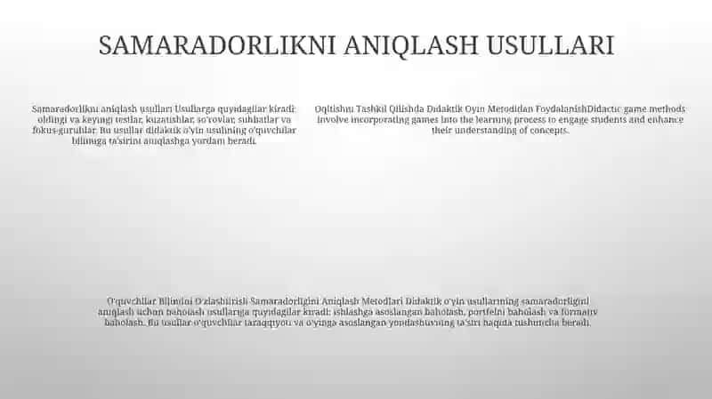 O‘qitishda didaktik o‘yin usuli 4