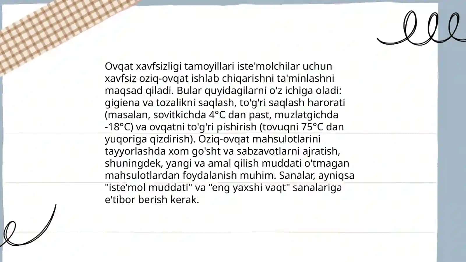 Ovqat mahsulotlari gigiyenasi 4