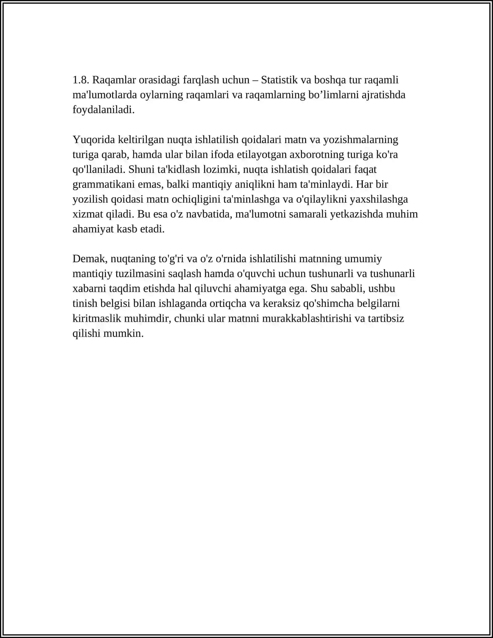 TINISH BELGILAR IMLOSI 4