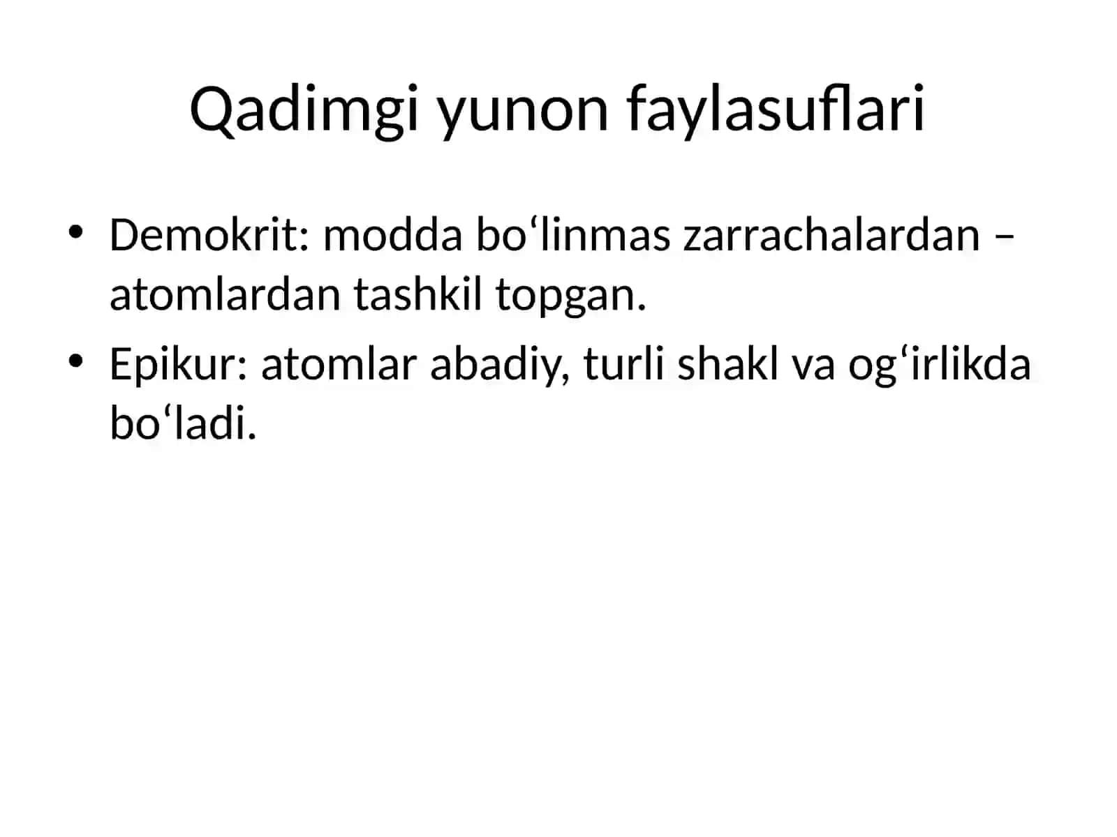 Atom-molekulyar  ta’limotning  kelib  chiqish  tarixi 4