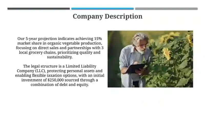 Business plan in agriculture 4