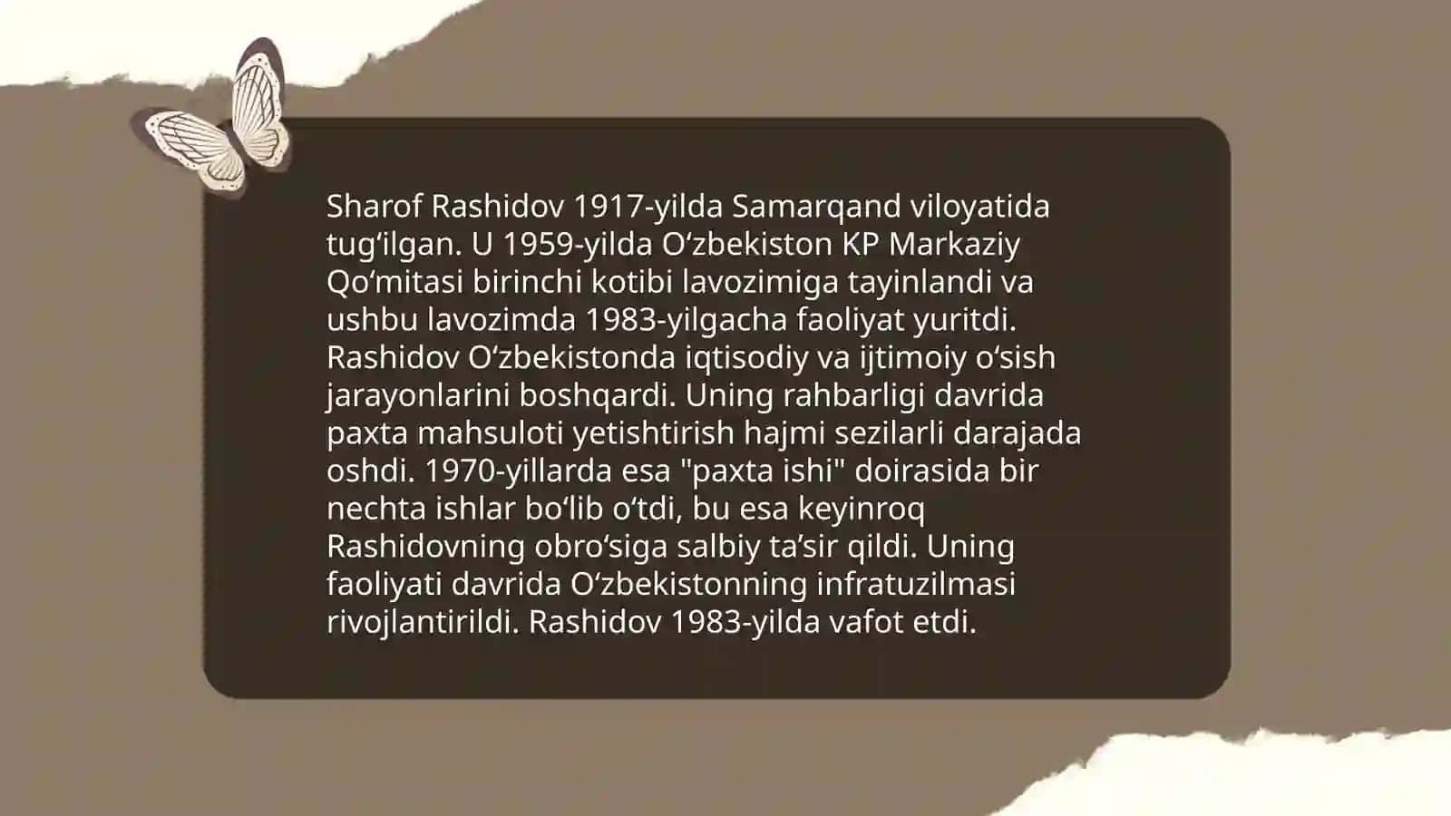 Sharof Rashidov 4