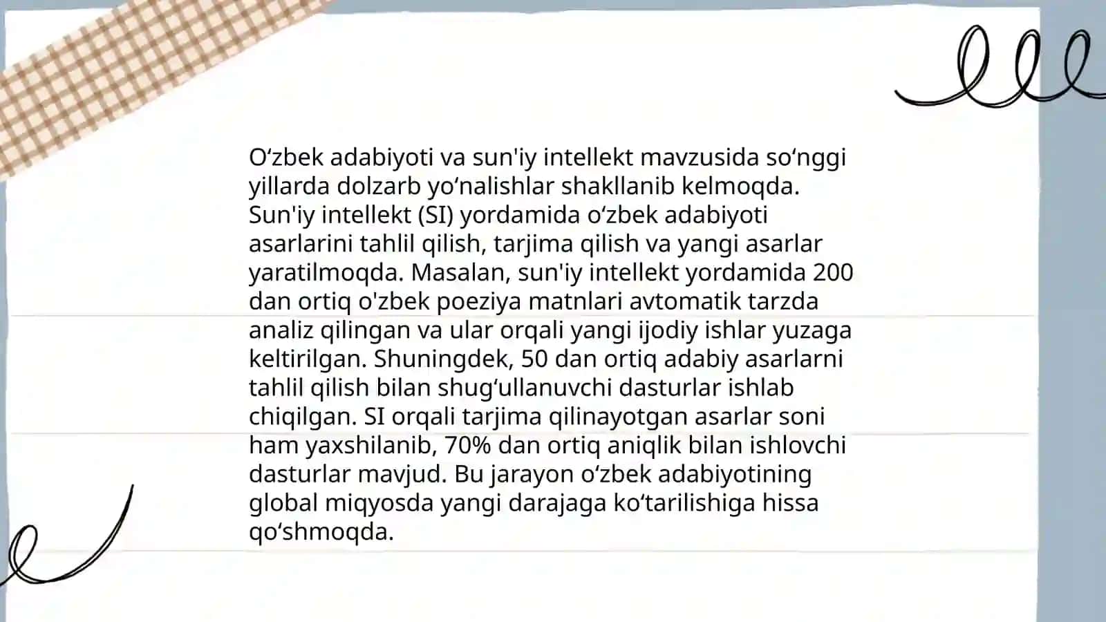 Sun’iy intellekt va adabiy ta’lim 4
