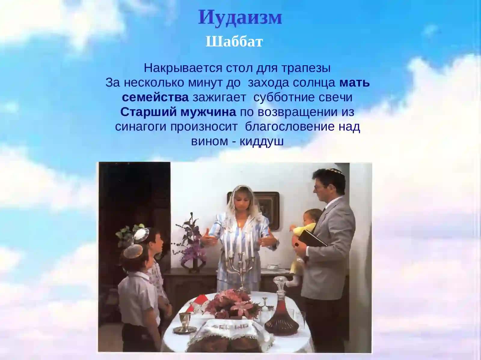 ИудаизмЧастьIIIПраздники иудаизма 4