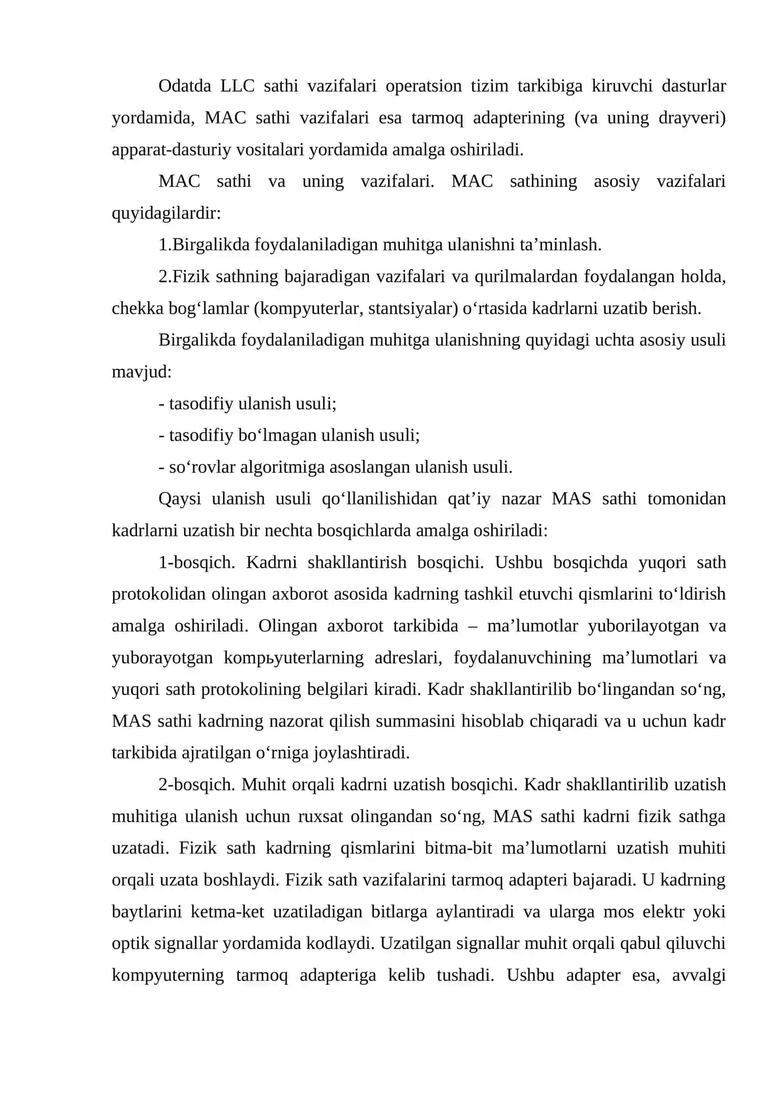 Kanal sathi (Data Link layer) 4