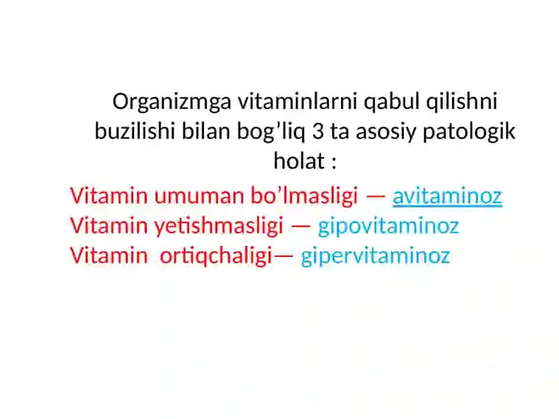 Vitaminlar 4