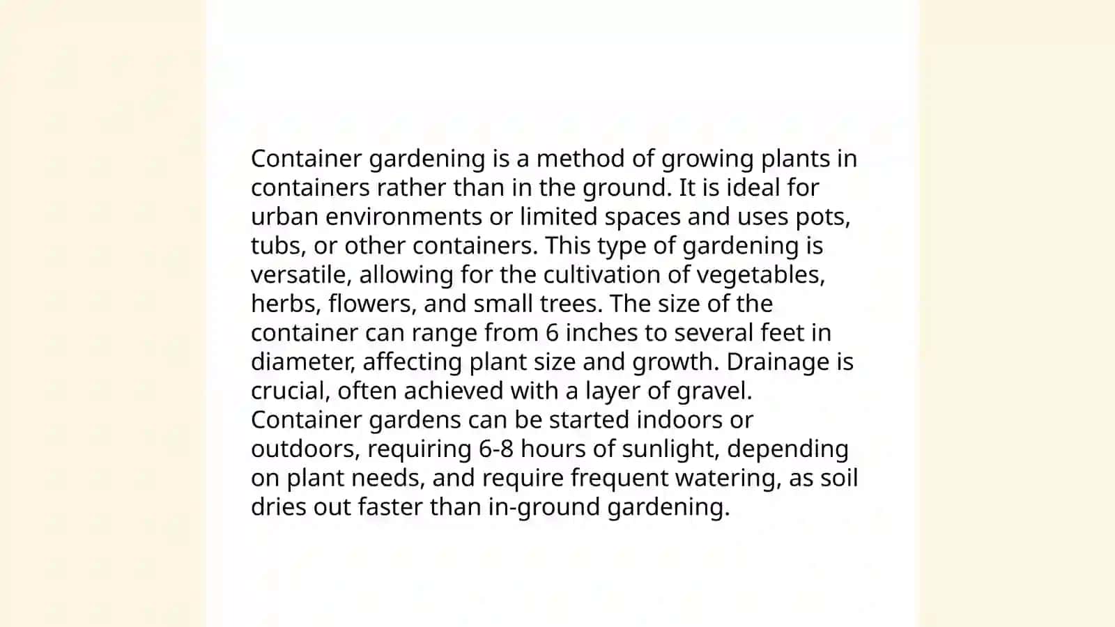 Gardening 4