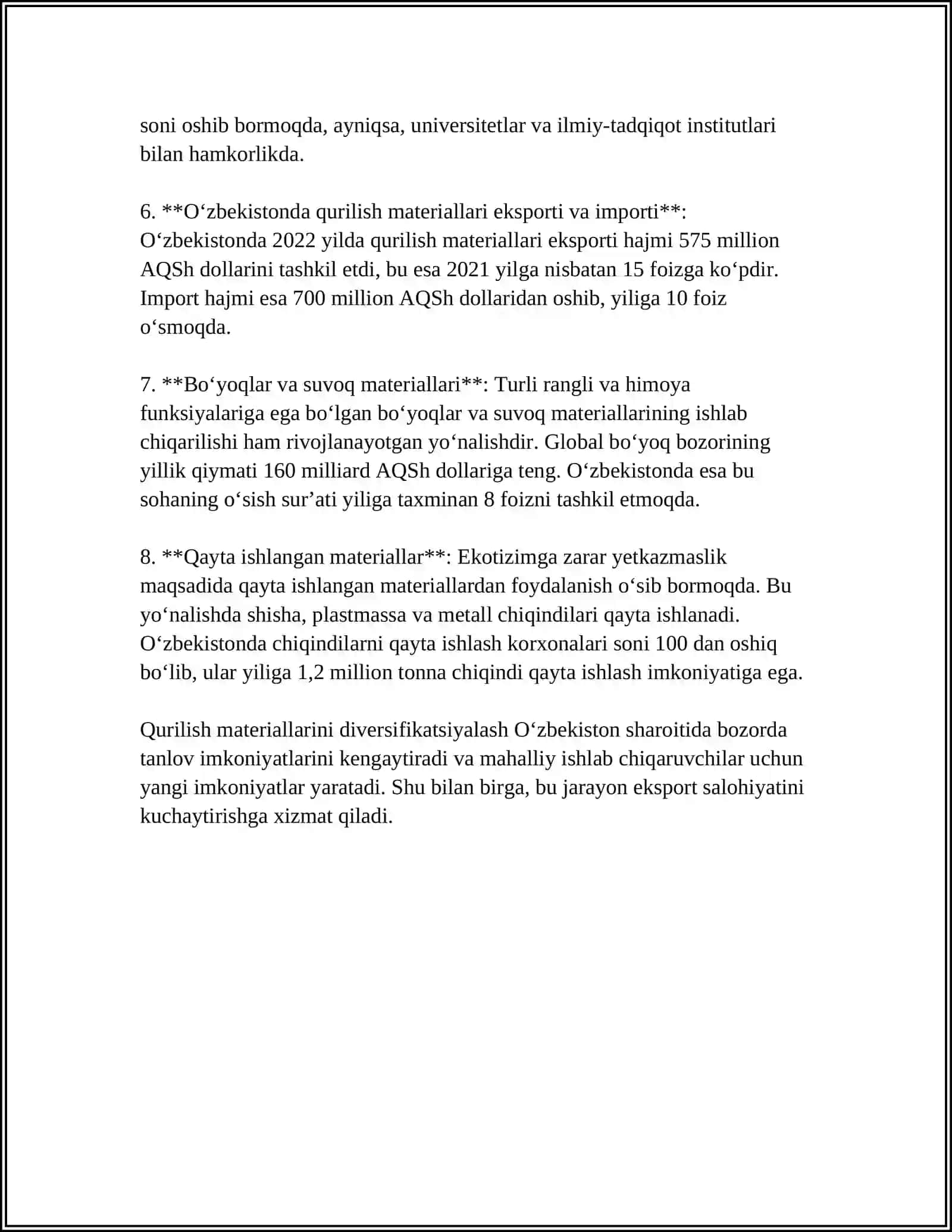 QURILISH ISHLAB DIVERSIFIKATSIYALASH ASOSLARI 4