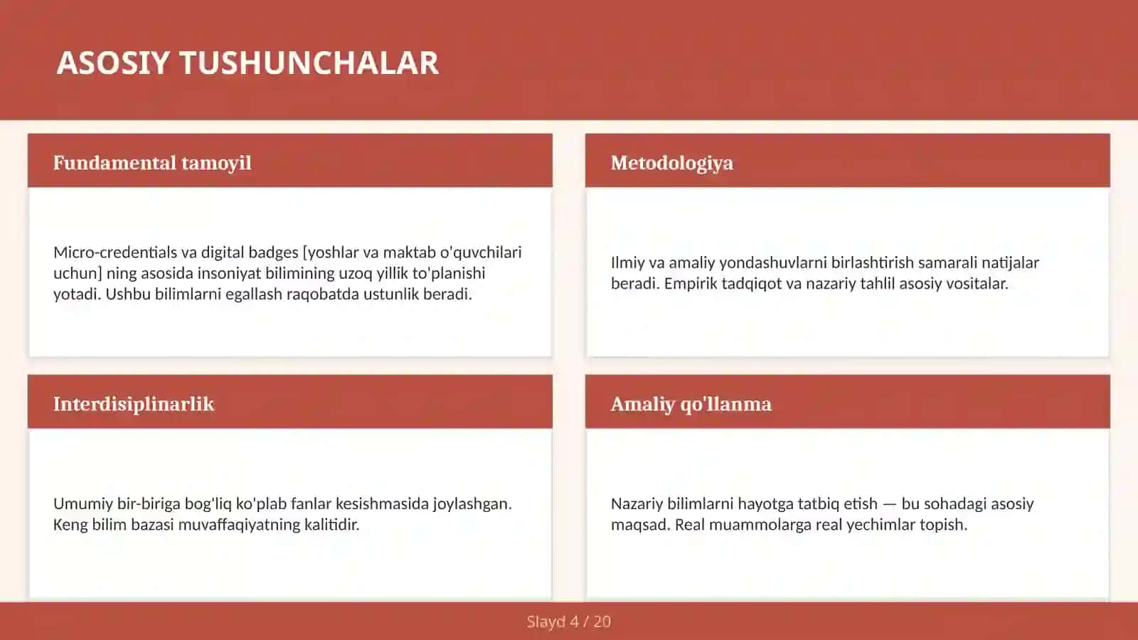 MICRO-CREDENTIALS VA DIGITAL BADGES [YOSHLAR VA MAKTAB O'QUVCHILARI UCHUN] 4