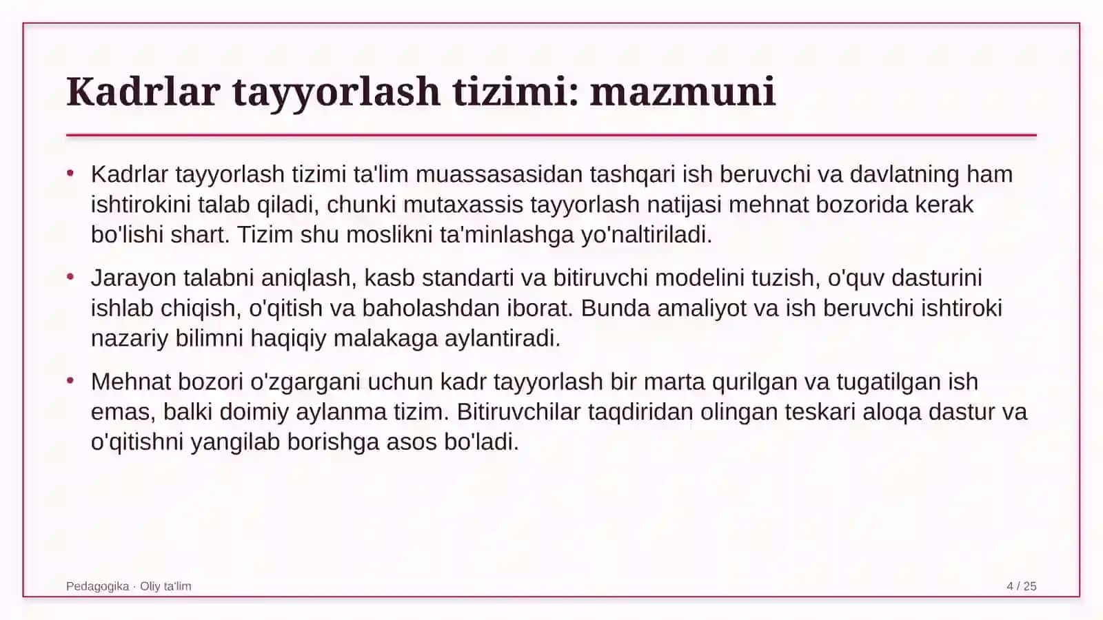 dasturiy ta'minot ishlab chiqish kompaniyalarida kadrlar tayyorlash tizimi 1221 4