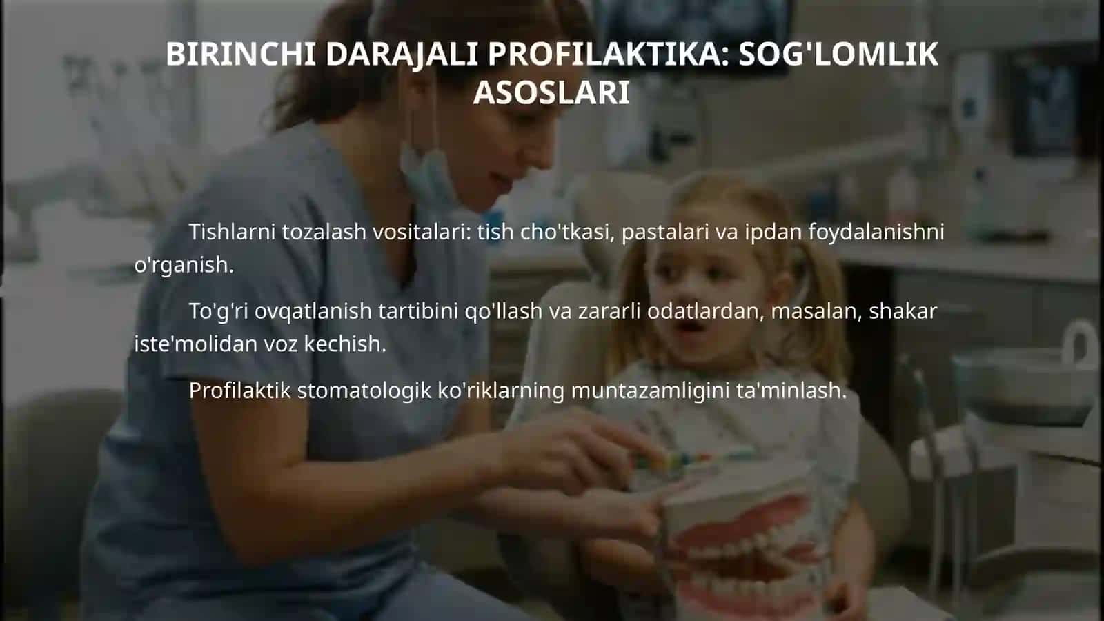 Stomatologik profilaktika turlari 4