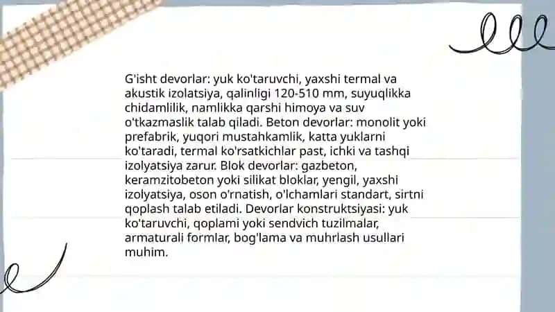 Turar-joy binolarining asosiy elementlari 4