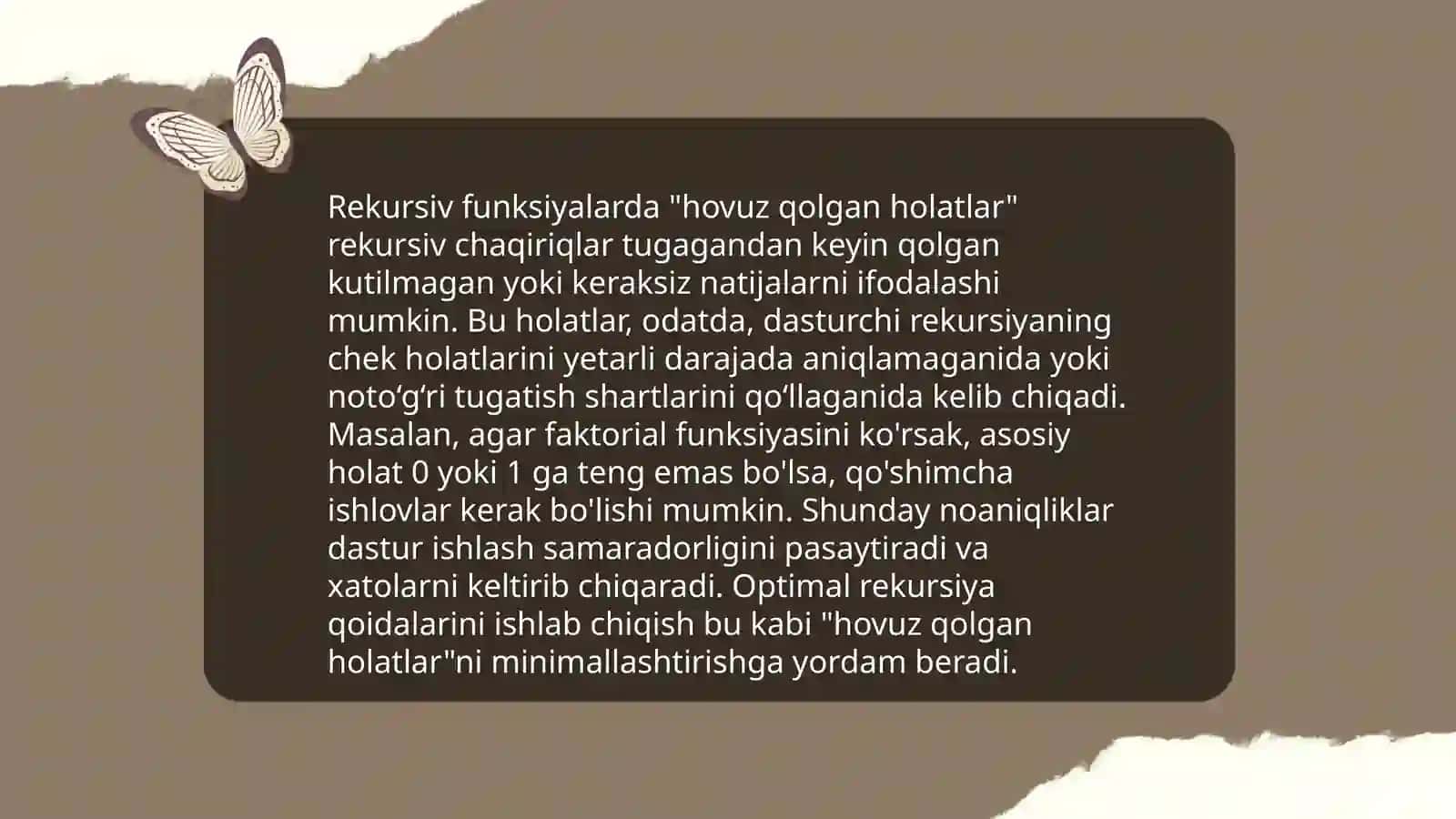 Pythonda rekursiv funksiyalar 4