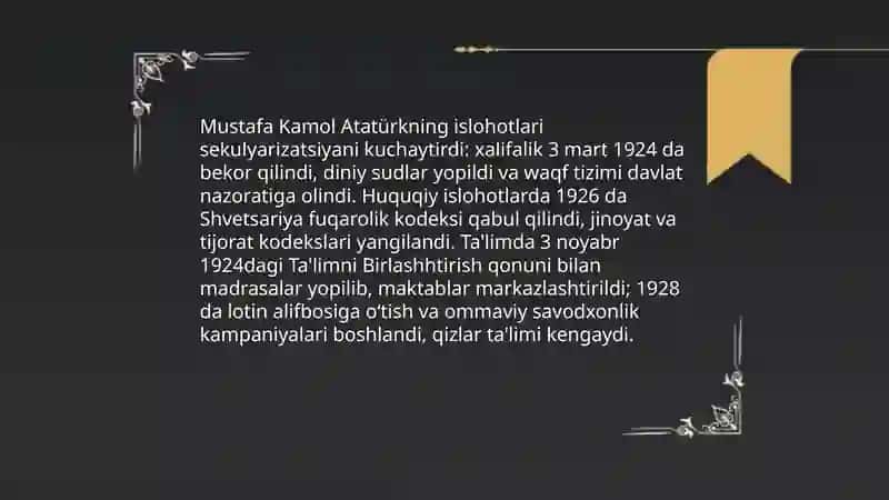 Turkiyaning yangi davr tarixi 4