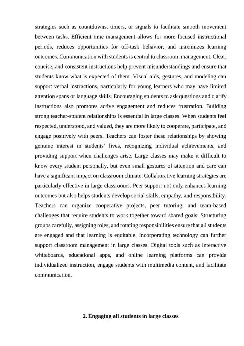 Managing Large Classes of Young Learners 4