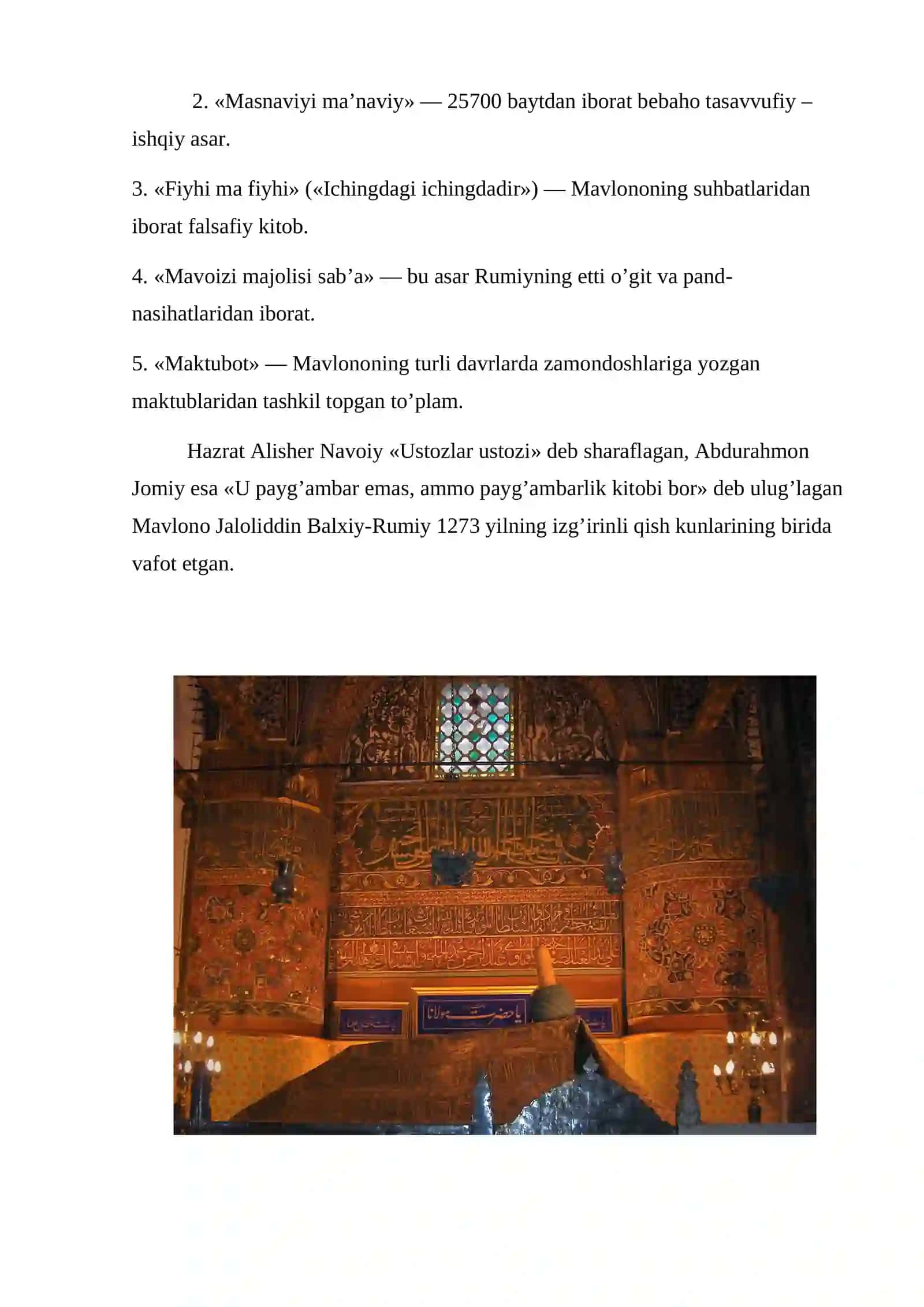 Jaloliddin Rumiy hayoti va ijodi 4