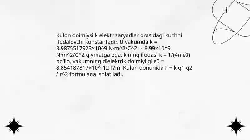 Kulon qonuni 4