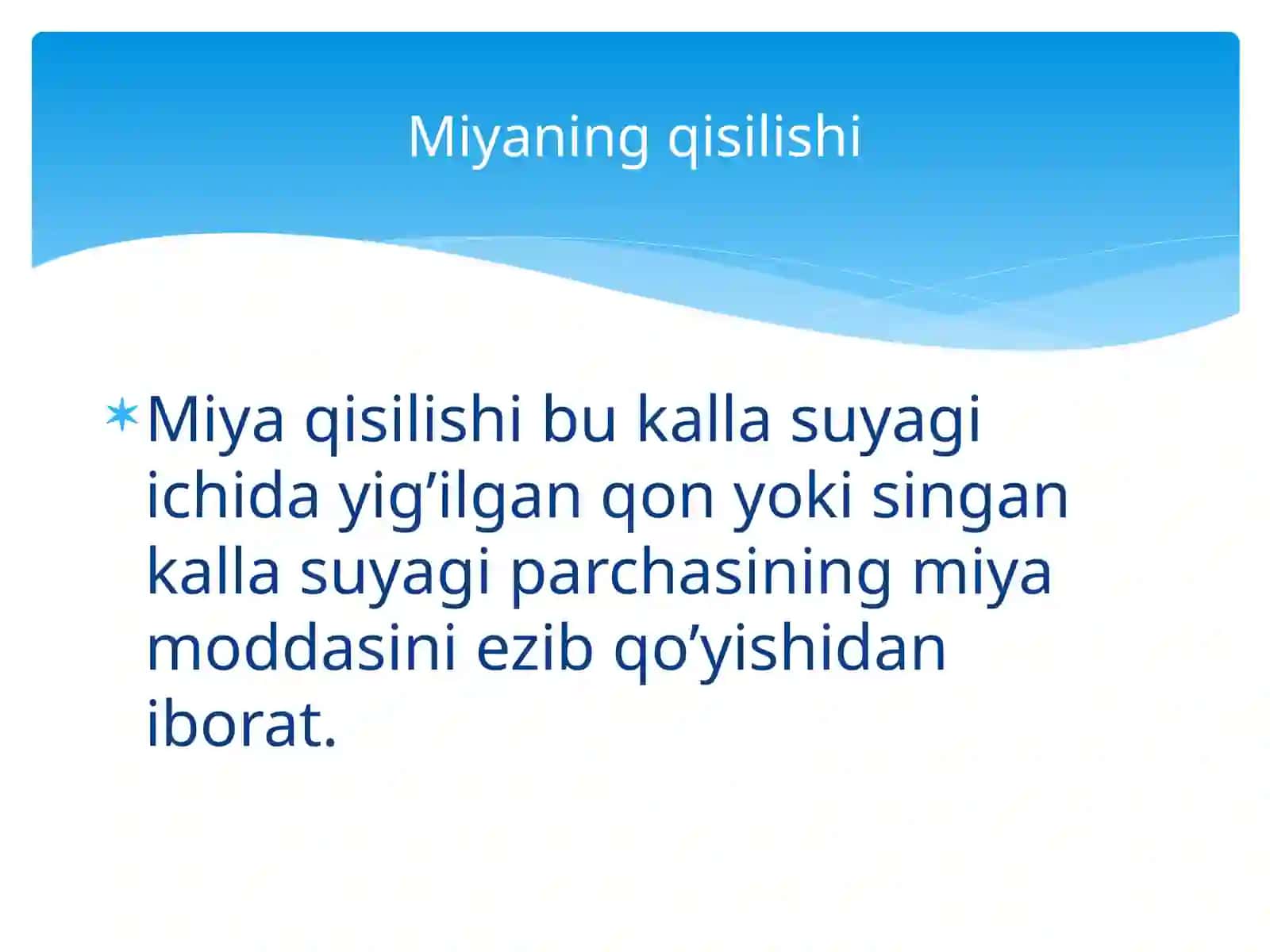 Bosh miya travmalari.Radiologik ko'rinishlar 4