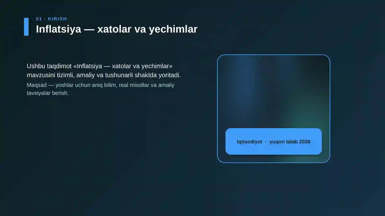Inflatsiya — xatolar va yechimlar 4