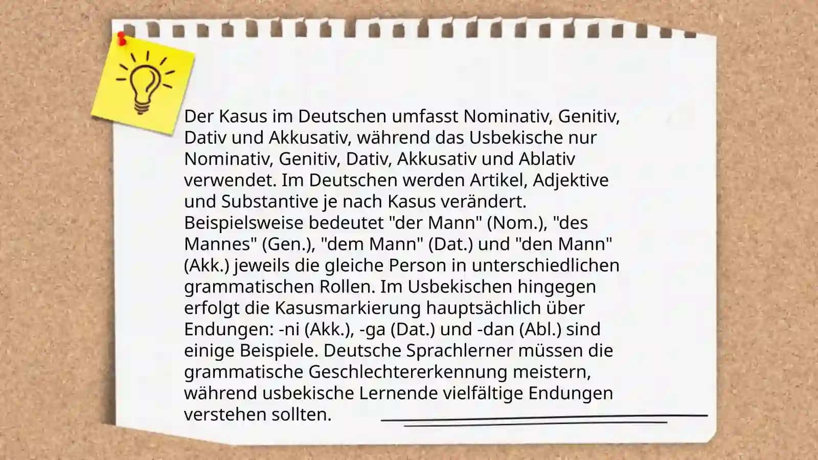 Syntax im Deutschen und in Usbekischen 4