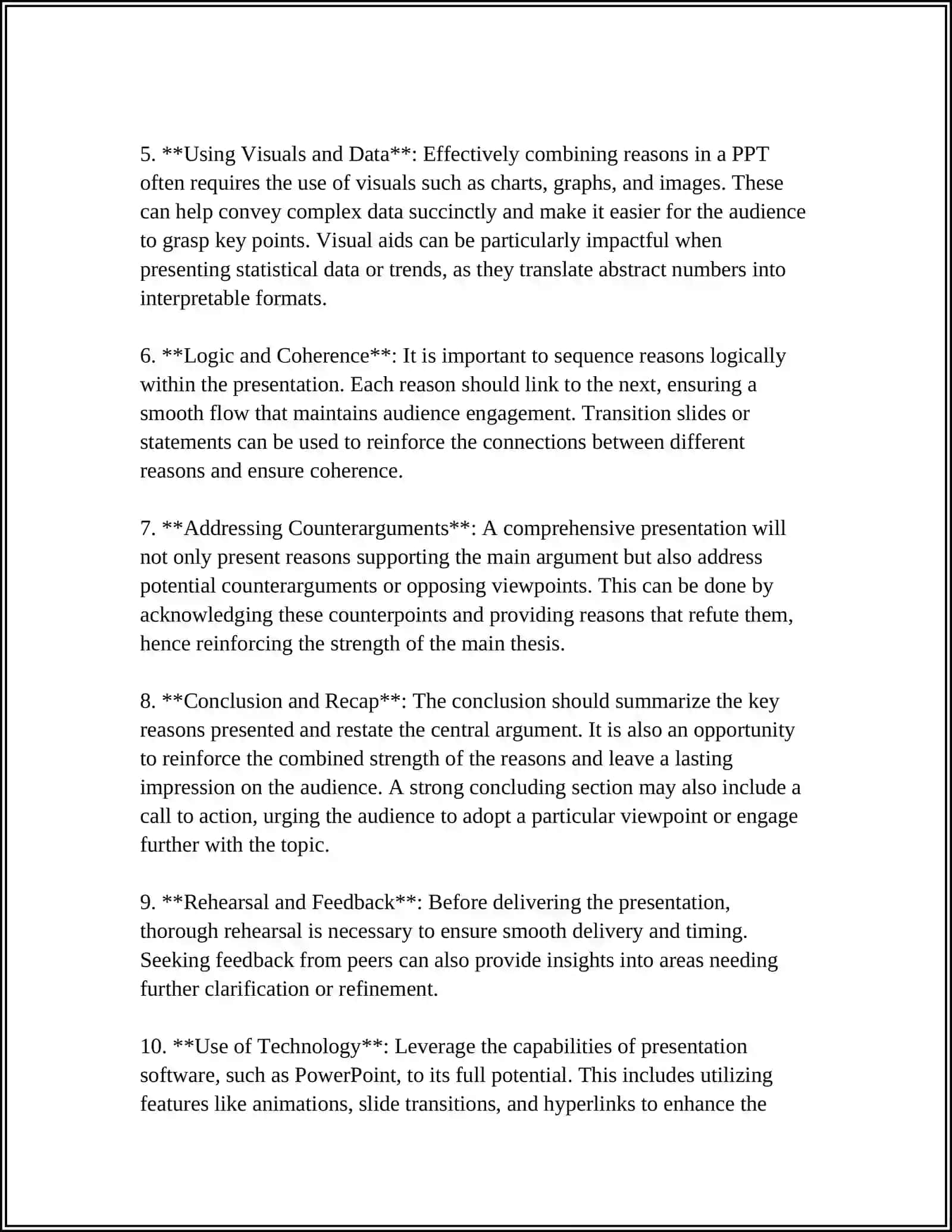 TOPIC IS COMBINING REASONS PPT 4