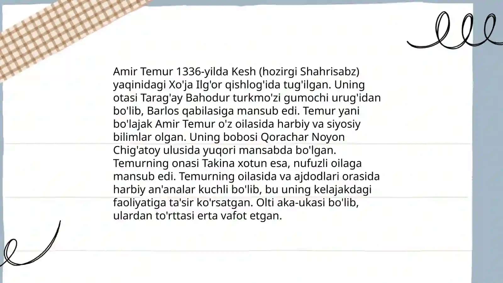 Amir Temur buyuk Sohibqiron 4