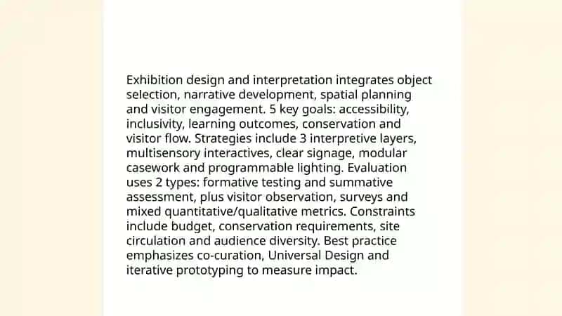 Museum Curation and Collection Development 4