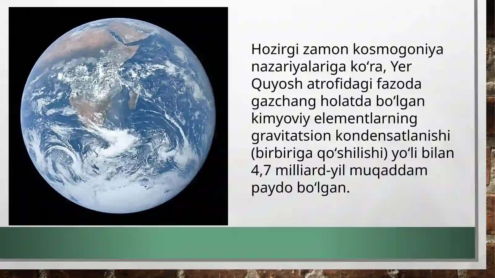 Yer, uning shakli va harakati 4