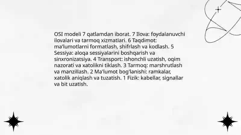 Kompyuter tarmoqlari 4