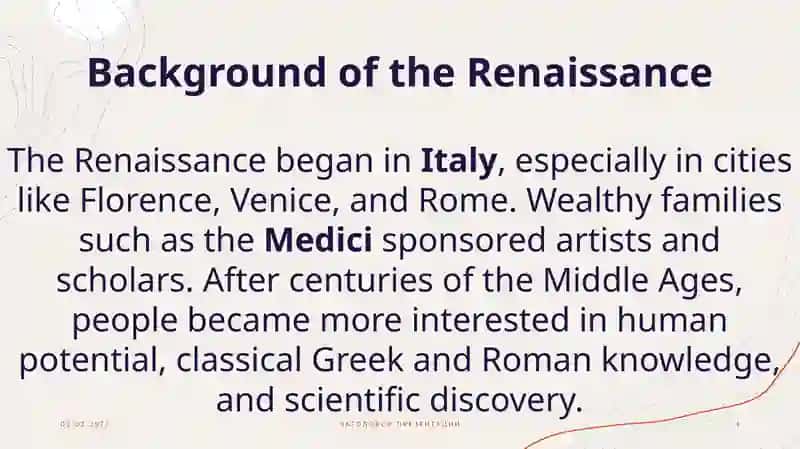 The Renaissance 4