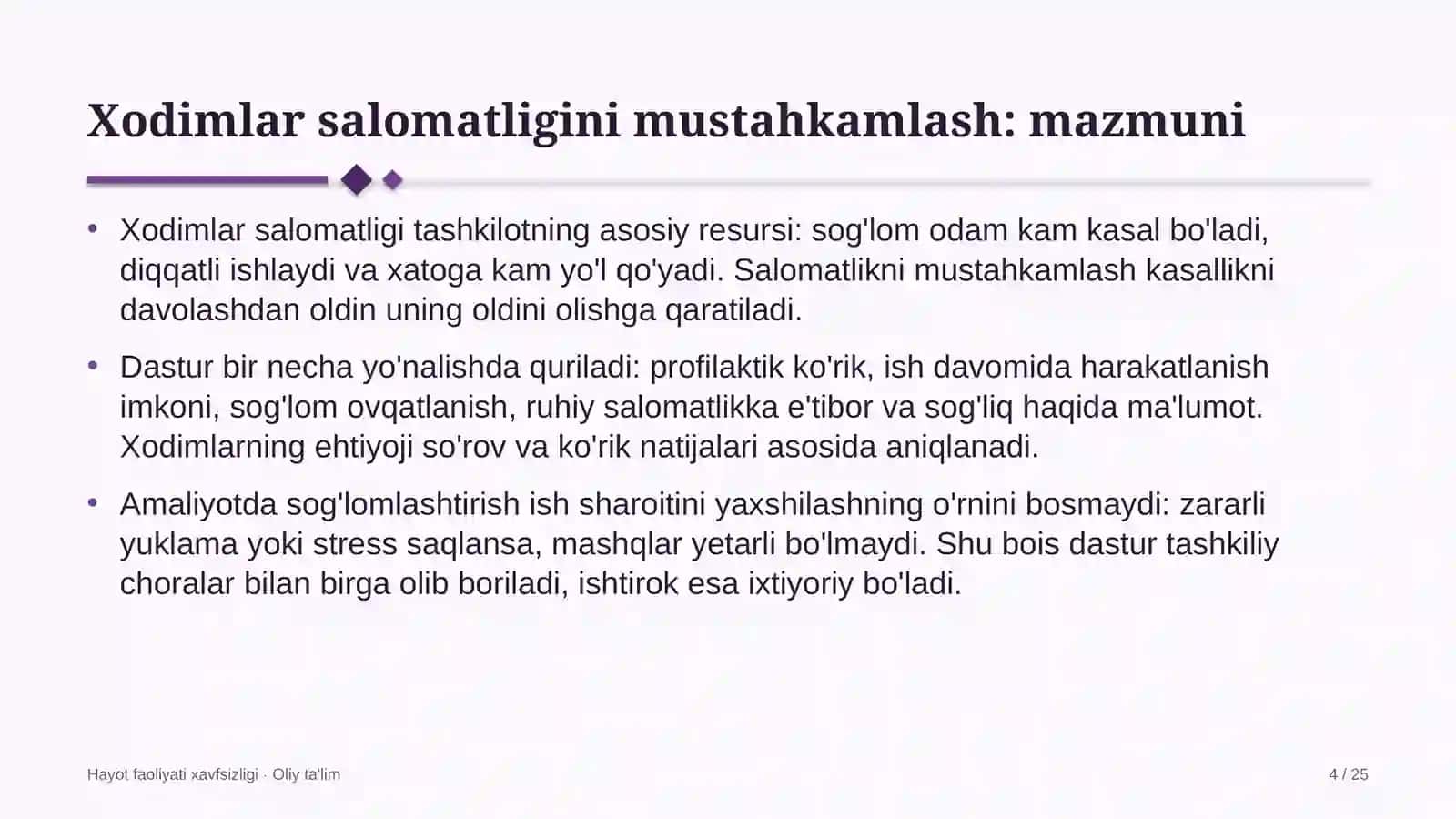 IT-parklarda xodimlar salomatligini mustahkamlash 4