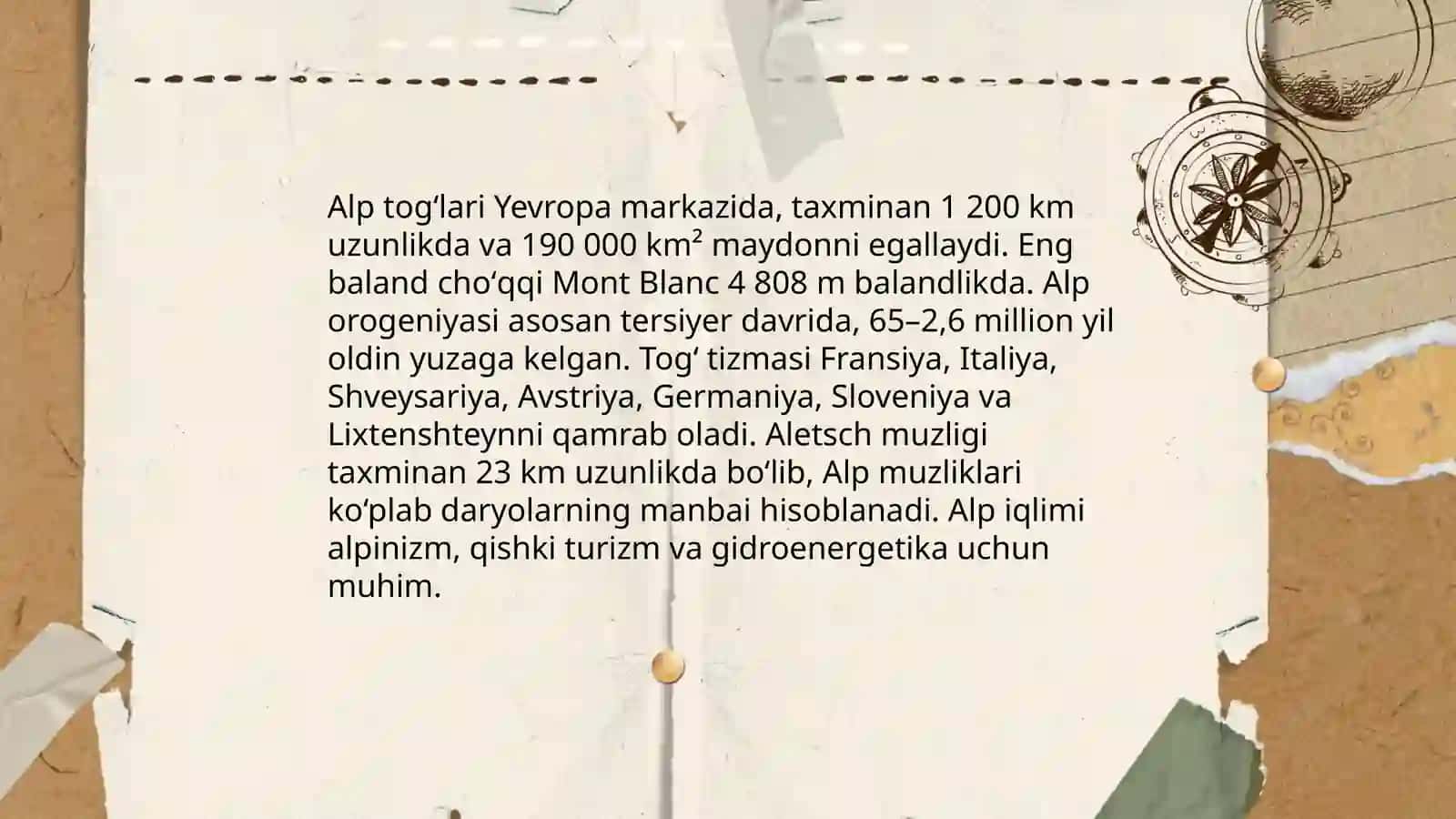 Dunyo togʻ tizmalari 4